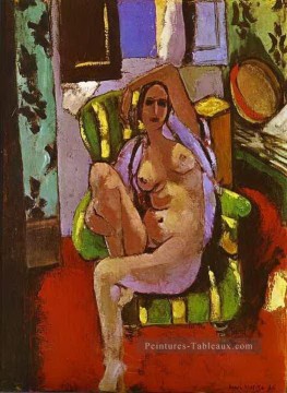  nude Galerie - Nude Sitting in an Armchair abstract fauvism Henri Matisse